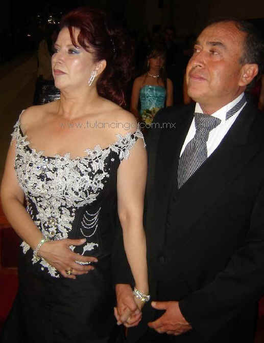 Los padres de la bellisima novia, Margarita Ruiz de Butrn y Manuel Butrn Morales.