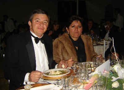 Jorge Arroyo y su distinguida esposa Leticia de la Concha